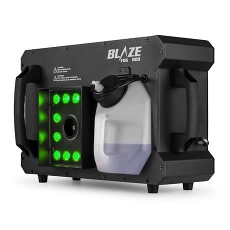 BeamZ rökmaskin BLAZE800 - Horisontell och vertikal rökmaskin med ljus - 800W