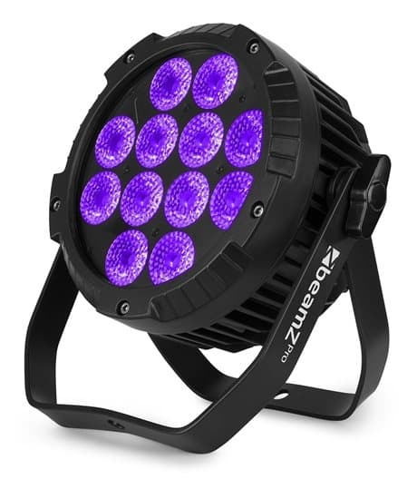 BeamZPro WBP1212IP Batt PAR IP65 12x 12W 6in