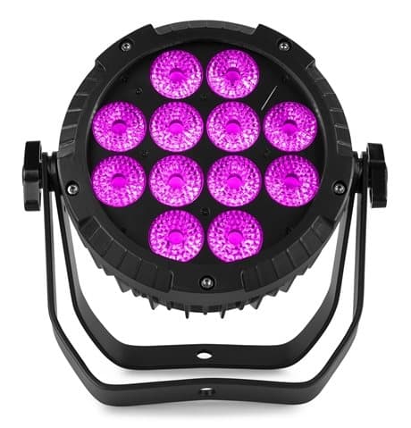 BeamZPro WBP1212IP Batt PAR IP65 12x 12W 6in