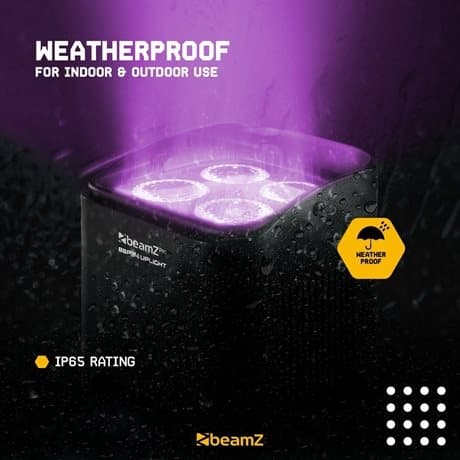 BeamZPro BBP54 Uplight IP65 4x12WLED RGBWA-UV 6in1 Libat