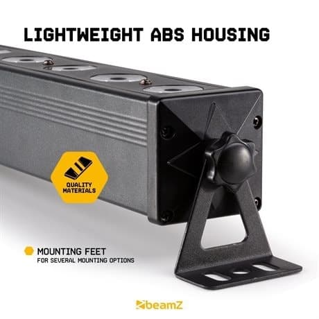 BeamZ LCB183 DMX LED-bar med 18x 4W RGB-lysdioder i 3 sektioner