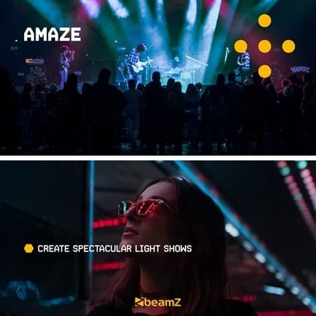 BeamZ LCB183 DMX LED-bar med 18x 4W RGB-lysdioder i 3 sektioner