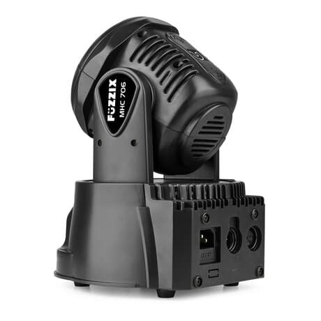 Fuzzix MHC706 LED-wash med rörligt huvud - 7x 6W RGBW-lysdioder - DMX