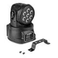 Miniatyrbild 7 av 11: Fuzzix MHC706 LED-wash med rörligt huvud - 7x 6W RGBW-lysdioder - DMX