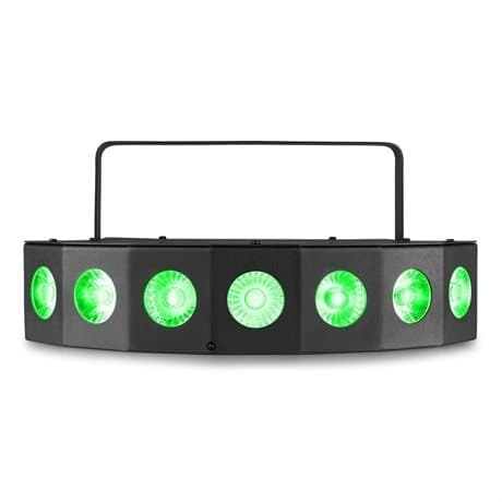 BeamZ Fingers7 flerfärgad LED-discolampa med 7 kraftfulla lysdioder - DMX - Fjärrkontroll