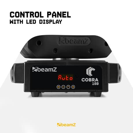 BeamZ Cobra160 -100 Watt Spot Moving Head med 6x 10 Watt RGBW B-Eye