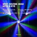 Miniatyrbild 2 av 11: BeamZ Cobra160 -100 Watt Spot Moving Head med 6x 10 Watt RGBW B-Eye