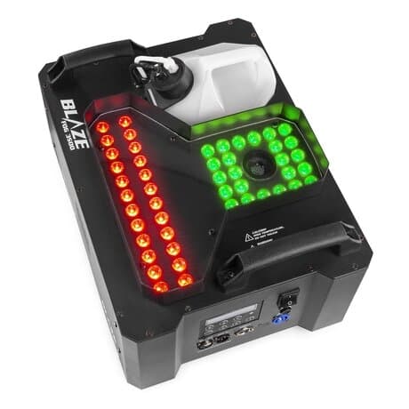 BeamZ rökmaskin BLAZE3500 - Horisontell och vertikal rökmaskin med ljus - 3500W