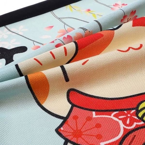 MANEKI NEKO och SAKURA CAT PANEL - Japansk dekoration - 65 x 45 cm