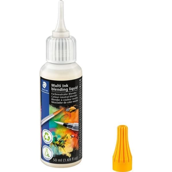 PAINT ADDITIVE - STAEDTLER Blending Liquid, 50 ml, För att blanda färger, Teckning, Akvarell, Manuella aktiviteter, Material