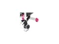 Miniatyrbilde 3 av 5: HMS Stepper pink and white with movable arms and cables S3085