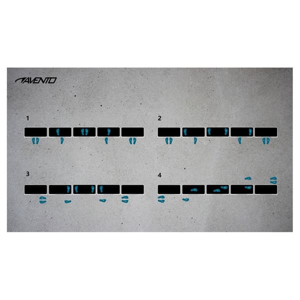 Avento Small Rød,Sort 66 x 25 x 15 cm