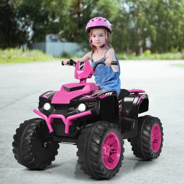 Barnens Elektriska ATV, 104x67x74 cm, Rosa