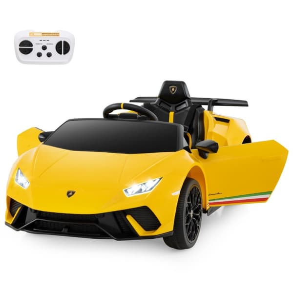 Barnens Elbil, Lamborghini 12V, 118.5x63x48 cm, Rosa