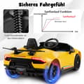 Miniatyrbild 4 av 8: Barnens Elbil, Lamborghini 12V, 118.5x63x48 cm, Rosa