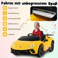 Miniatyrbild 5 av 8: Barnens Elbil, Lamborghini 12V, 118.5x63x48 cm, Rosa