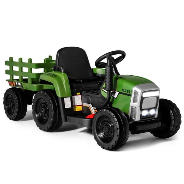 Barntraktor, 136.5x50x52.5 mm, Mörkgrön