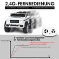 Miniatyrbillede 4 af 8: Børnebil, 12V med 2.4G Fjernbetjening, 115x67x57 cm, Hvid