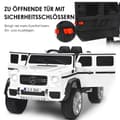 Miniatyrbillede 6 af 8: Børnebil, 12V med 2.4G Fjernbetjening, 115x67x57 cm, Hvid