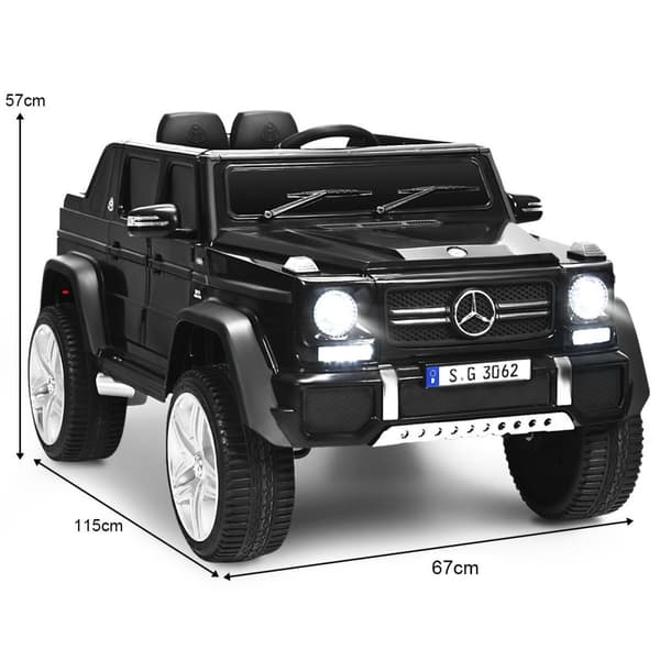 Lasten auto, 115x67x57 cm, Musta