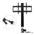 Miniatyrbillede 1 af 2: Elektrisk TV-liftstand, 700 mm justerbar højde, understøtter 26"-57" TV'er,Sort