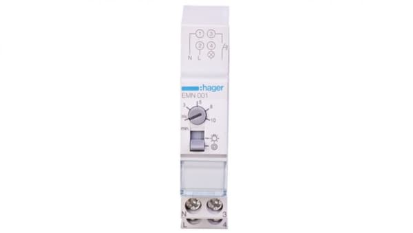 Trapphustimer 1Z 10A 230V AC 30 sek-10 min 2300W EMN001