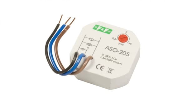 Trappbrytare för box fi60 10A 0,5-10min 230V AC ASO-205