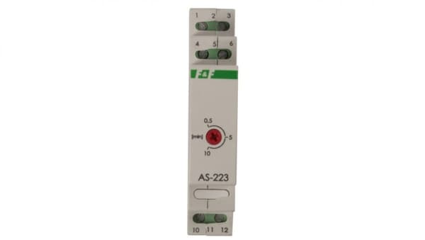 Trappbrytare med blockeringsskydd 16A 0,5-10 min 230V AC AS-223