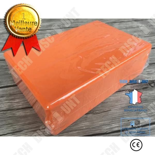 TD® EVA Yoga Cork Block Pilates Foam Brick Hem Stretch Gym Fitness Träningsverktyg yogatillbehör