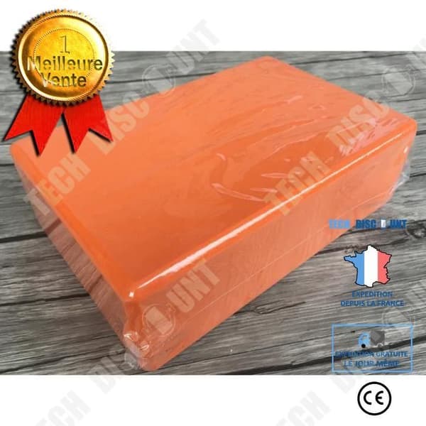 TD® EVA Yoga Cork Block Pilates Foam Brick Hem Stretch Gym Fitness Träningsverktyg yogatillbehör