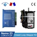 Pikkukuva 2 / 5: Nema 23 Stepper -moottori, 2Nm pidätysmomentti, 1000PPR-kooderi,8 millimetri