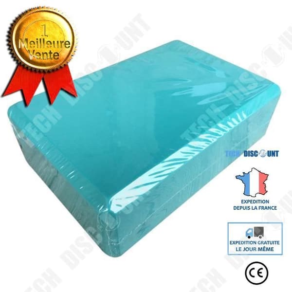 TD® EVA Yoga Cork Block Pilates Foam Brick Hem Stretch Gym Fitness Träningsverktyg yogatillbehör