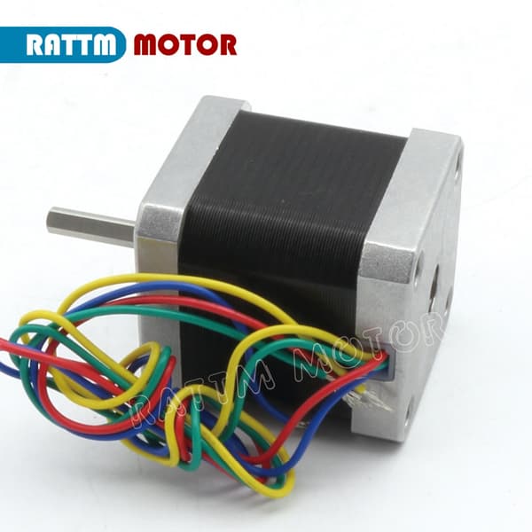 Stepper Motor NEMA17, Høj Holdet Moment 78 oz-in, Kompakt Størrelse 42x42x48mm, Dobbelt Fase 1.8A