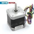 Miniatyrbillede 4 af 4: Stepper Motor NEMA17, Høj Holdet Moment 78 oz-in, Kompakt Størrelse 42x42x48mm, Dobbelt Fase 1.8A