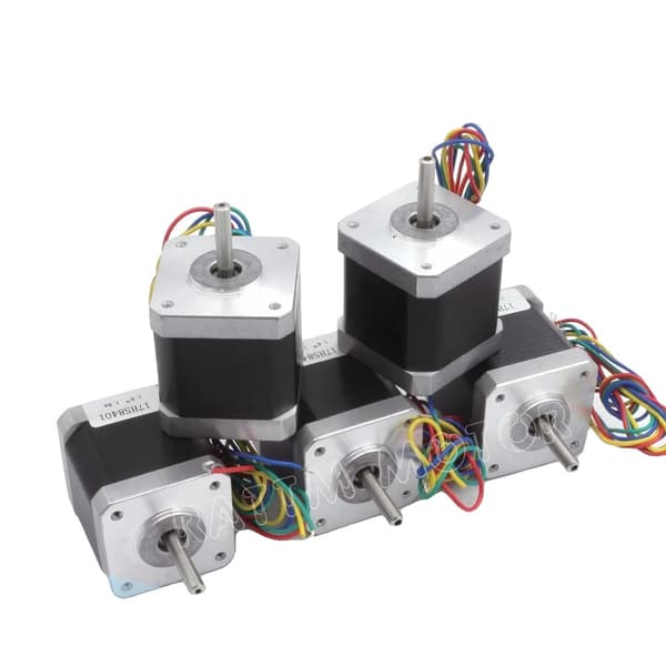 Stepper Motor NEMA17, Høj Holdet Moment 78 oz-in, Kompakt Størrelse 42x42x48mm, Dobbelt Fase 1.8A