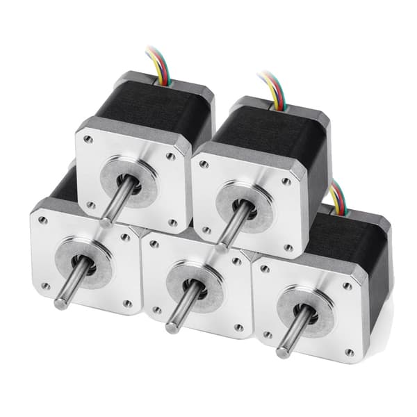 Nema17 Steppermotor, 1,8° Trinvinkel, 78 oz-in Holdkraft,5 stk