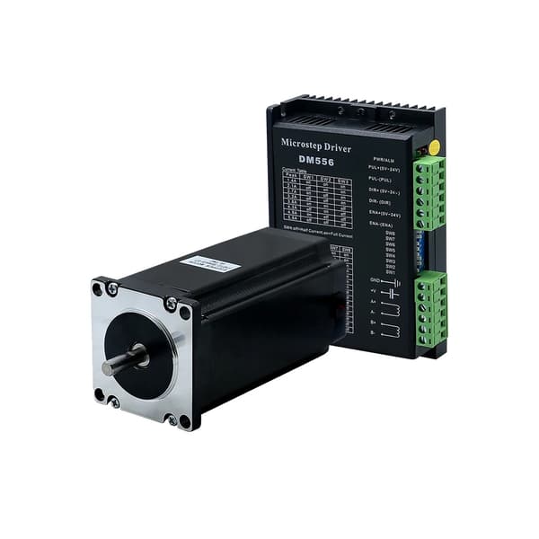 Askeleittainen moottori, 3Nm vääntömomentti, DM556 hybridiaskeleen ohjain, 8mm