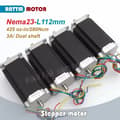 Miniatyrbillede 2 af 2: Stepper Motor, Dual Shaft, 3A,4STK