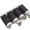 Miniatyrbillede 1 af 2: Stepper Motor, Dual Shaft, 3A,4STK