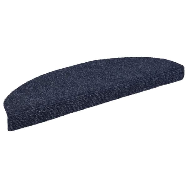 vidaXL Selvklebende trappematter nålestempel 15 stk 65x21x4 cm blå