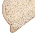Miniatyrbillede 7 af 9: vidaXL 15 stk. trappemåtter 56x17x3 cm cremefarvet