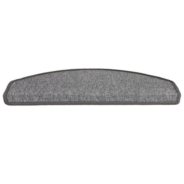 vidaXL Trappematter mørk grå 15 stk 65x24x4 cm