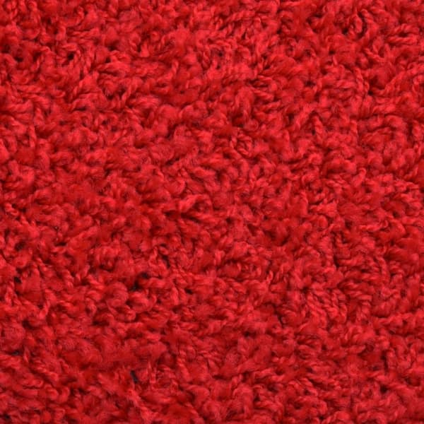 vidaXL 15 stk. trappemåtter 65x21x4 cm rød