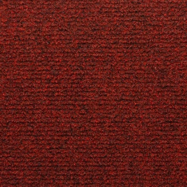 vidaXL Trappematter 15 stk nålestempel 65x21x4 cm rød