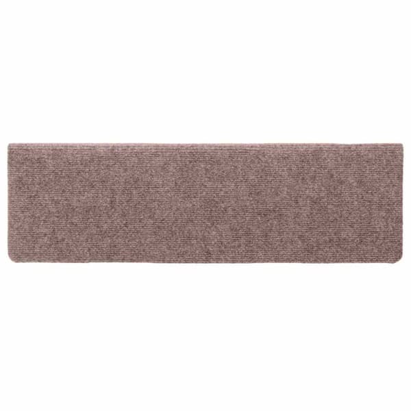 vidaXL Trappematter 15 stk nålestempel 65x21x4 cm kremhvit
