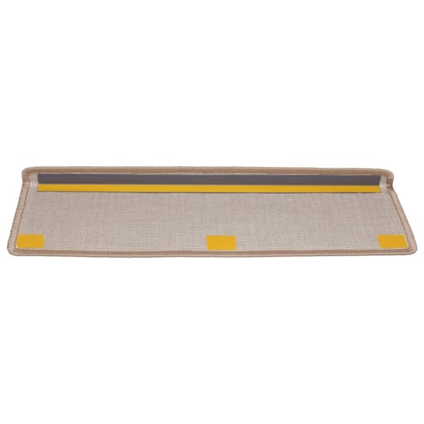 vidaXL Trappstegsmattor 15 st 65x21x4 cm ljusbrun