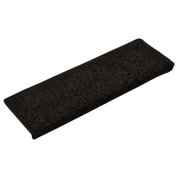 vidaXL Trappetrinnstepper 15 stk 65x21x4 cm svart