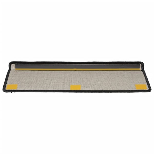 vidaXL Trappetrinnstepper 15 stk 65x21x4 cm svart