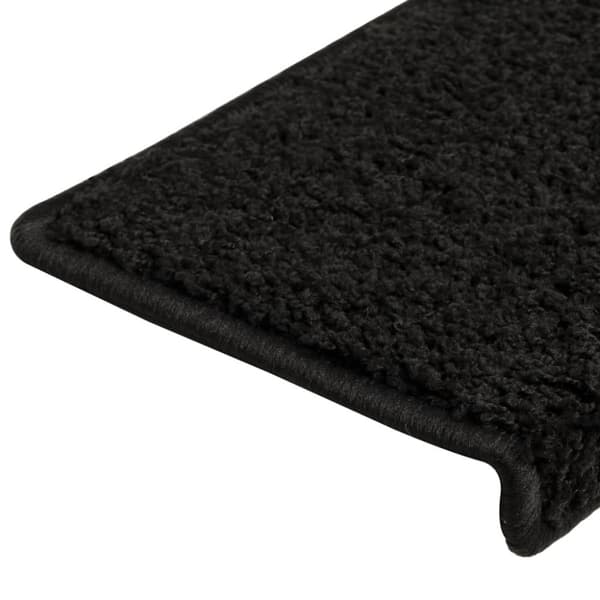 vidaXL Trappetrinnstepper 15 stk 65x21x4 cm svart