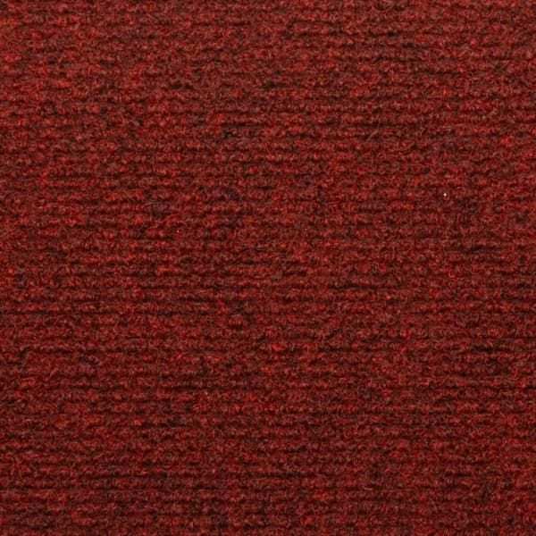 vidaXL Porrasmatot 15 kpl neulahuopa 65x21x4 cm punainen